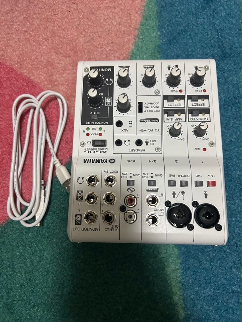 Yamaha AG06 USBオーディオインターフェース