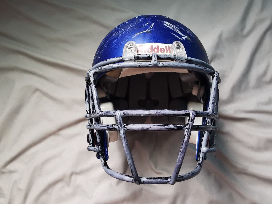 Riddell アメリカンフットボールヘルメット 青 サイズL