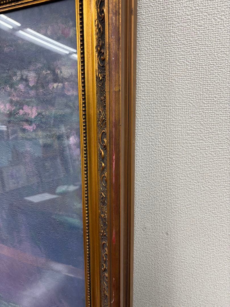 マ*ラ様 「睡蓮」 1905年クロード・モネ（仏）レプリカ ボストン美術館認定証