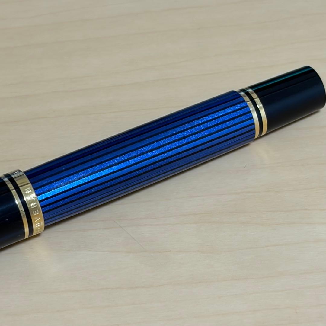 Pelikan ペリカン スーベレーン M600 14K EFニブ 万年筆 青縞