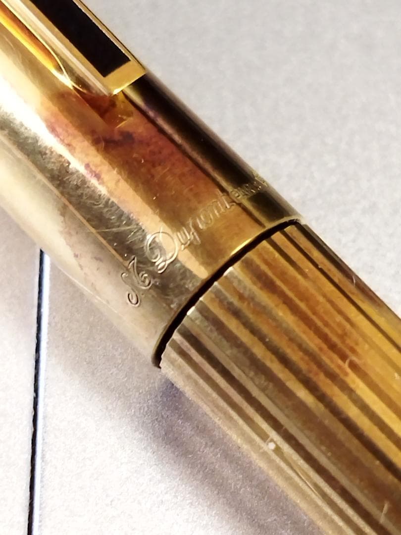 デュポン S.T.DuPont 万年筆 　925　ペン先 18ct ゴールド