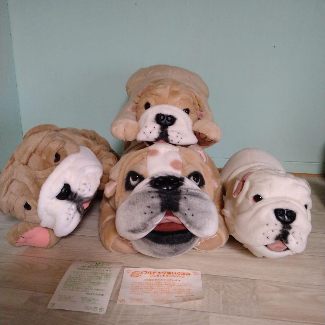 ブルドッグぬいぐるみ 大きめ