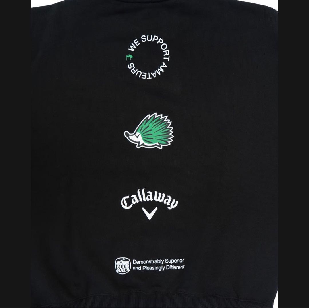 マーカー付・CLUBHAUS × CALLAWAY スウェットシャツ　Lサイズ
