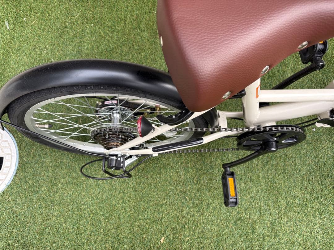 【引き取り限定】◾️美品◾️ オートライト 折りたたみ自転車 6段変速