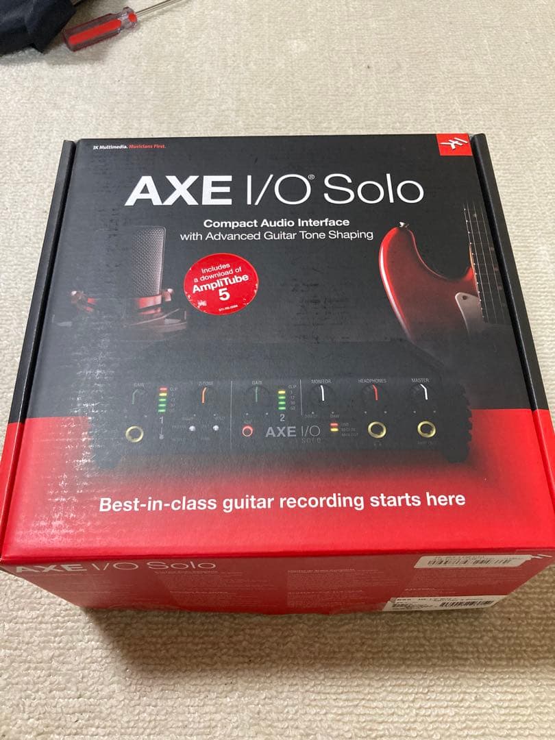 DTM・DAW IK MULTIMEDIA AXE I/O Solo+AmpliTube 5