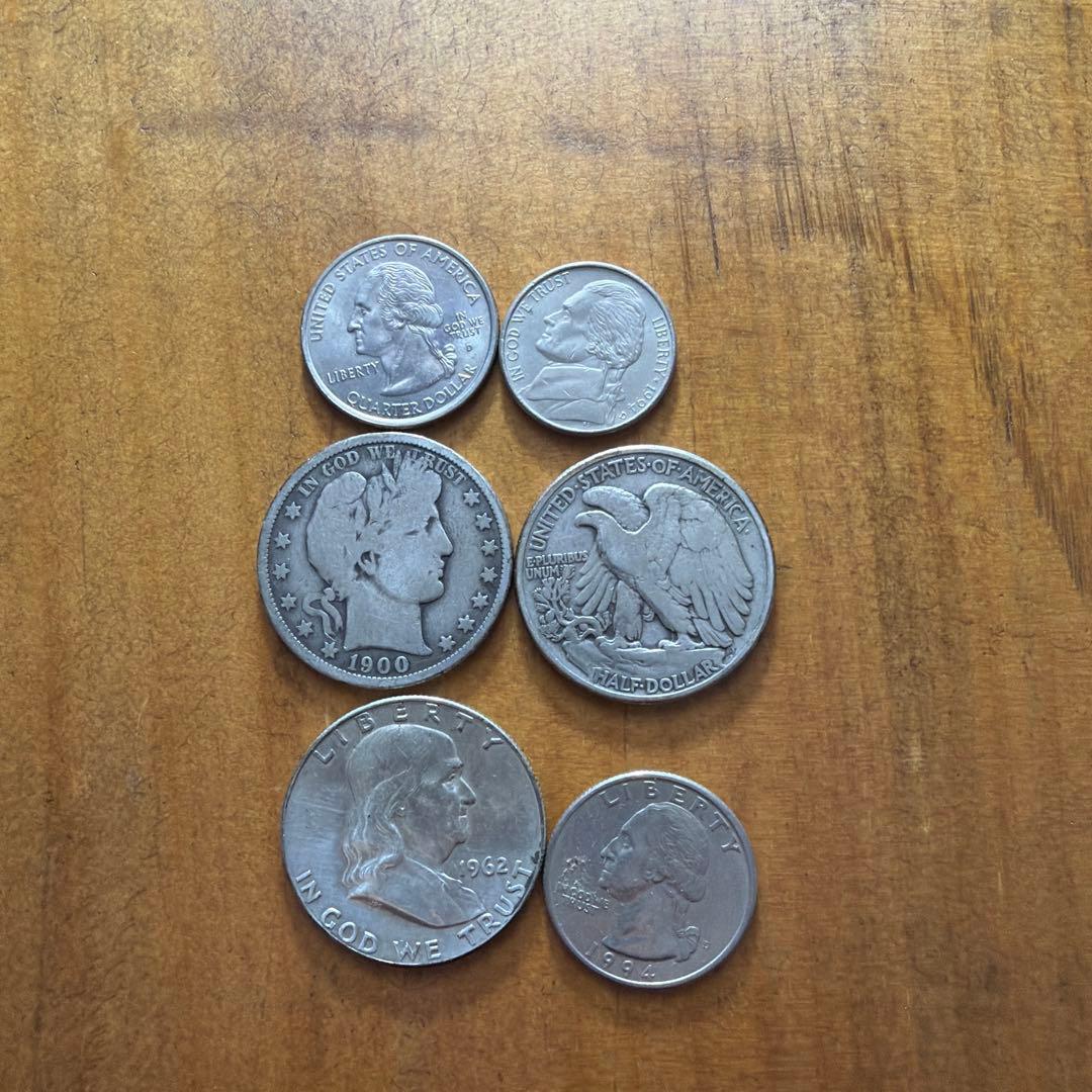 古代 アメリカ　銀貨