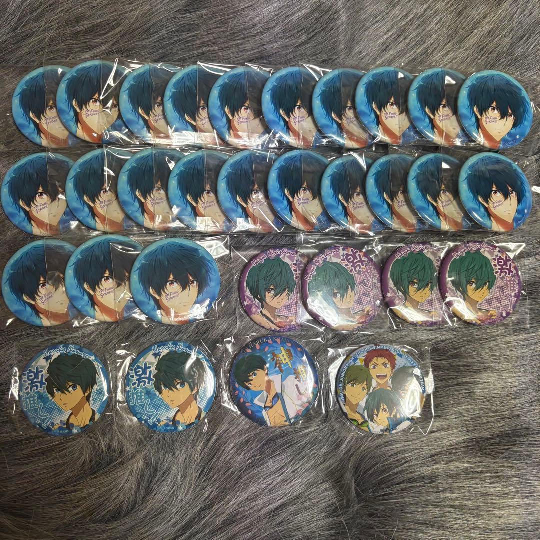 Free ! 桐嶋郁弥 七瀬遙 缶バッジ