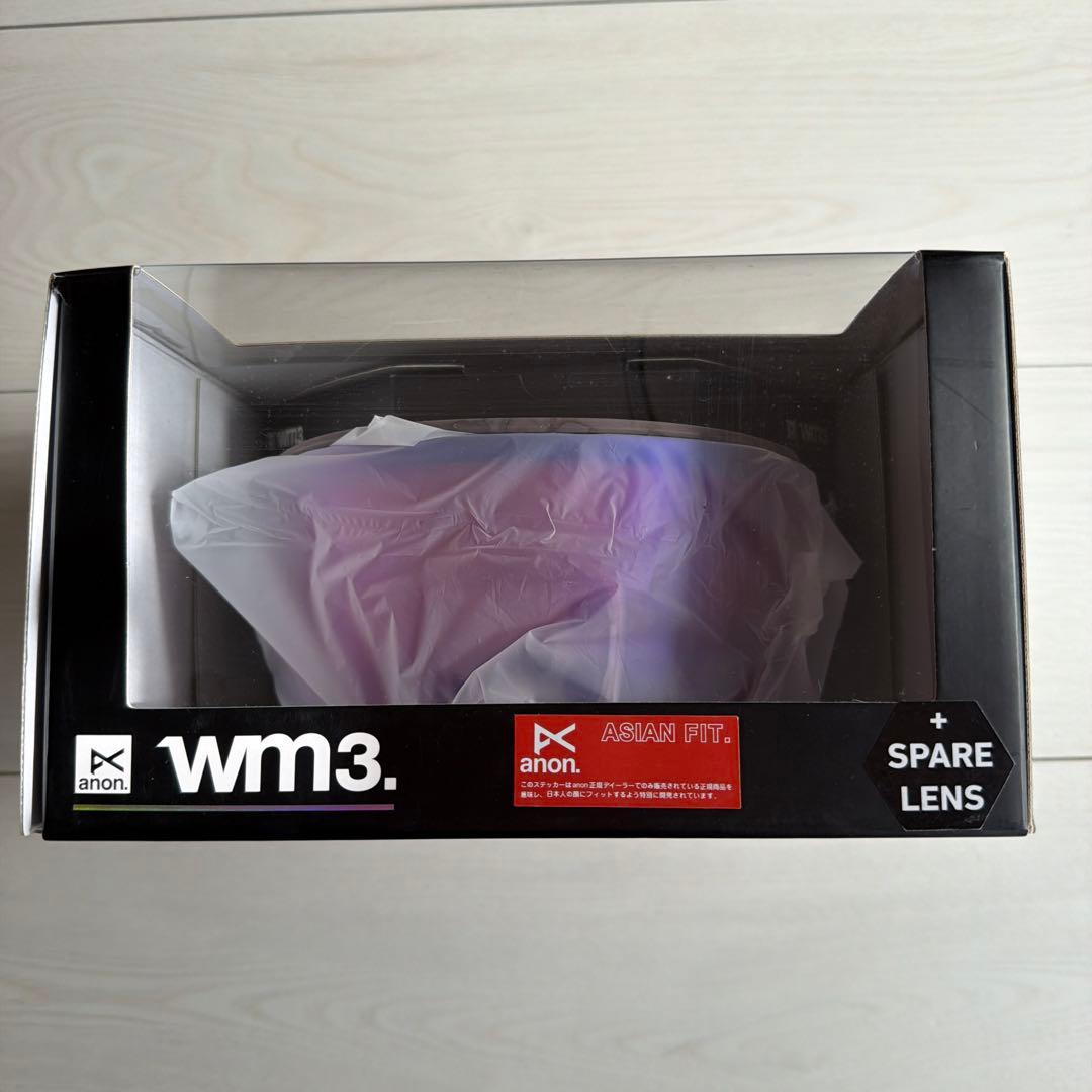新品！レディースゴーグル　ANON WM3　マグネット脱着式　スペアレンズ付き