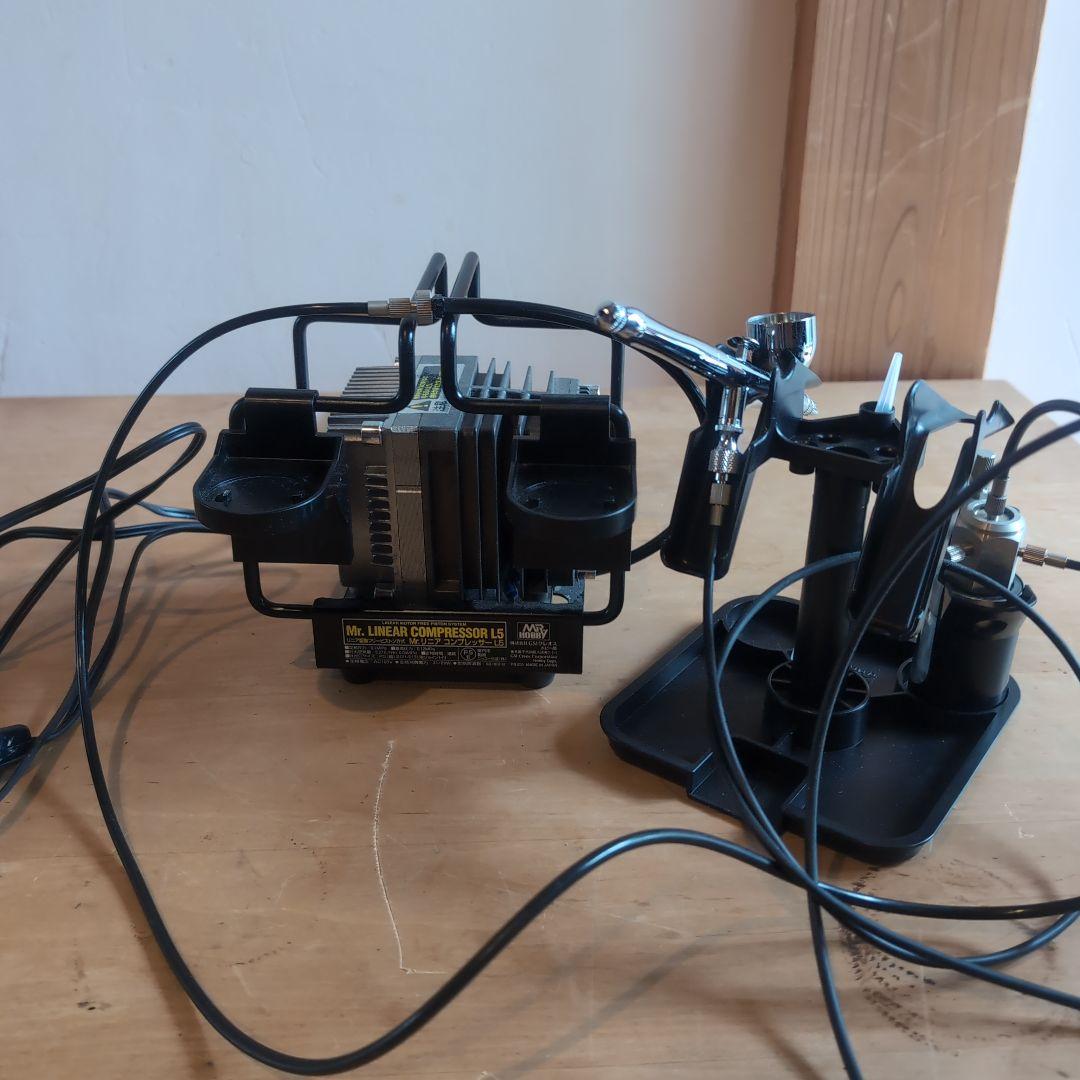 元箱付 リニアコンプレッサー L5 エアブラシ付き クレオス PS-264A