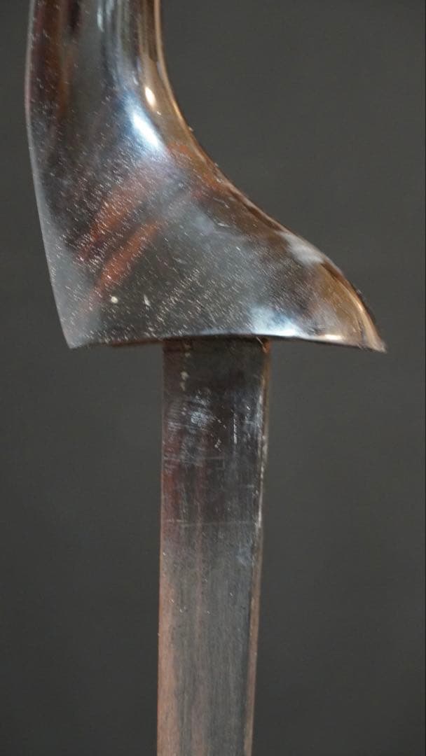 美型真壁古民家床柱縞黒檀三線　所有者様が40年前に入手　まずはご覧ください