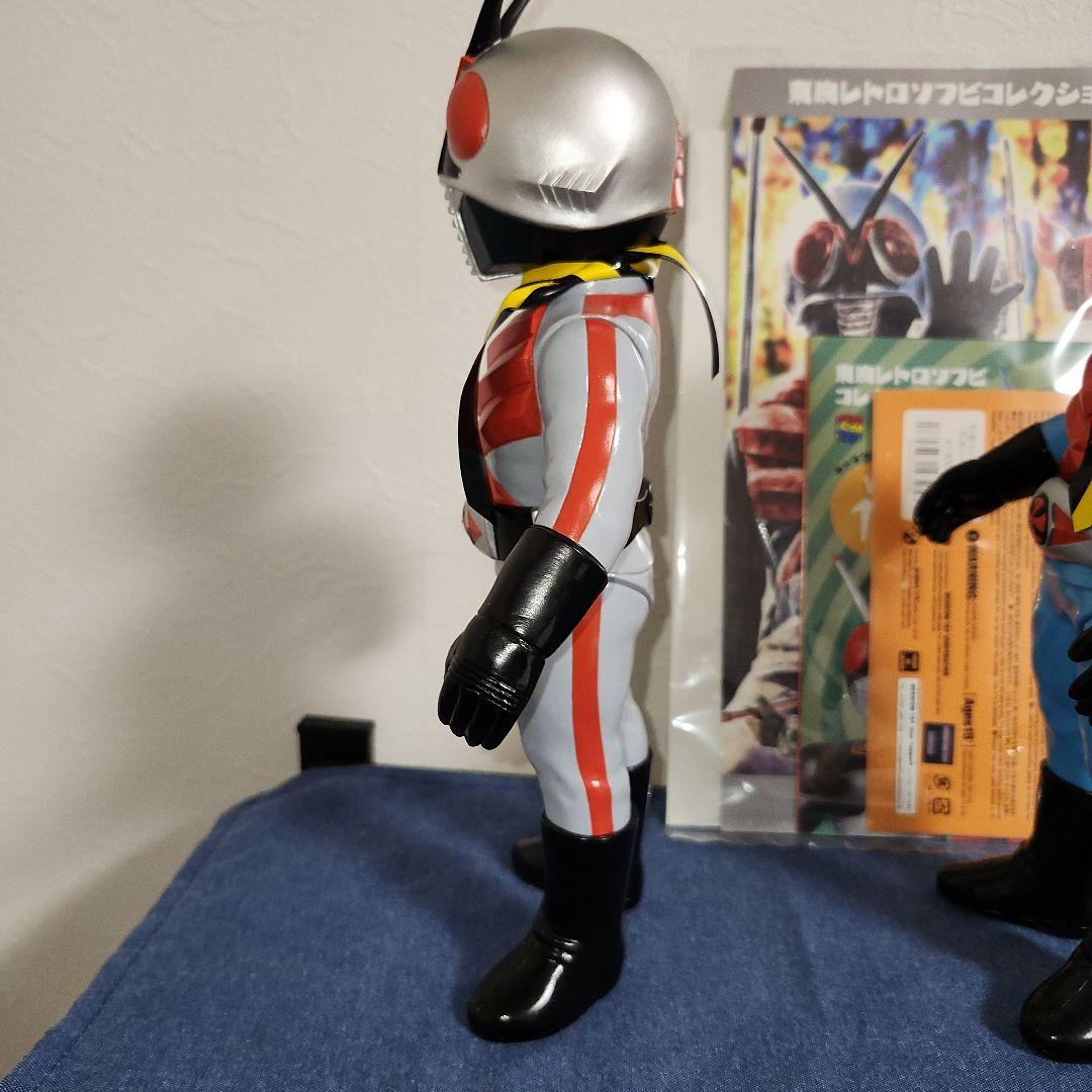 東映レトロソフビコレクション　ライダーX　ライダーX新色　2体　セット
