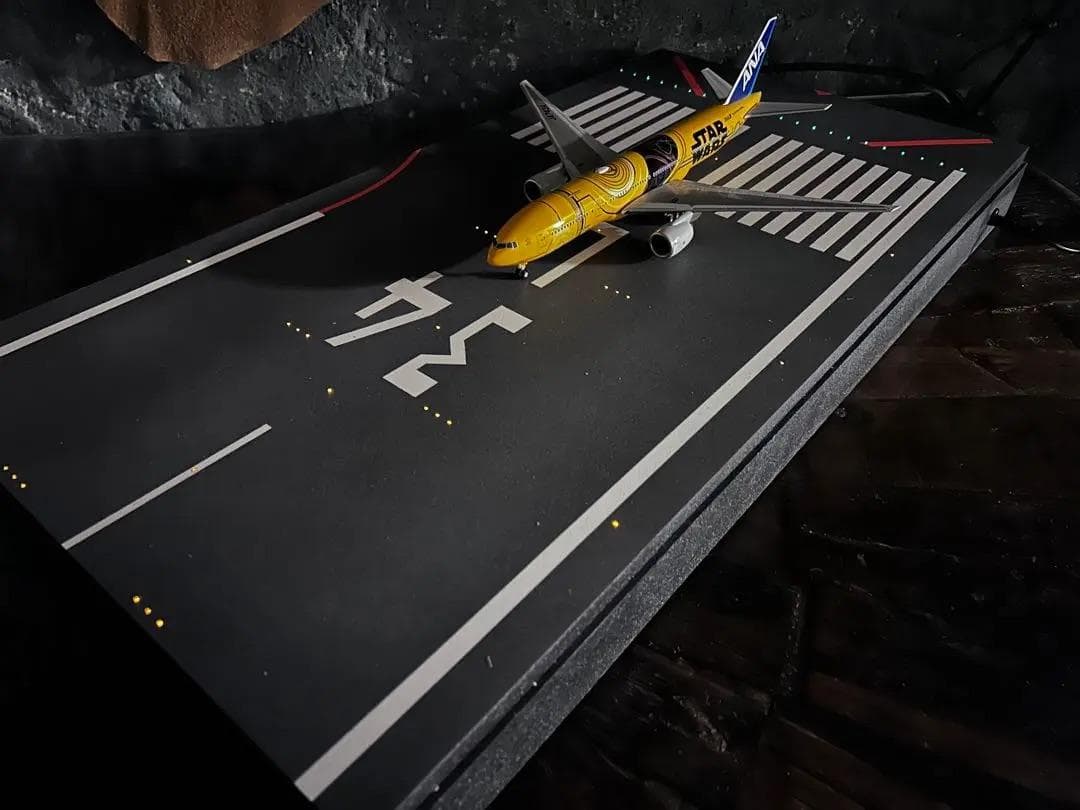 デルタグルーヴ/Delta Groove 滑走路 成田空港 ジオラマ 1/200