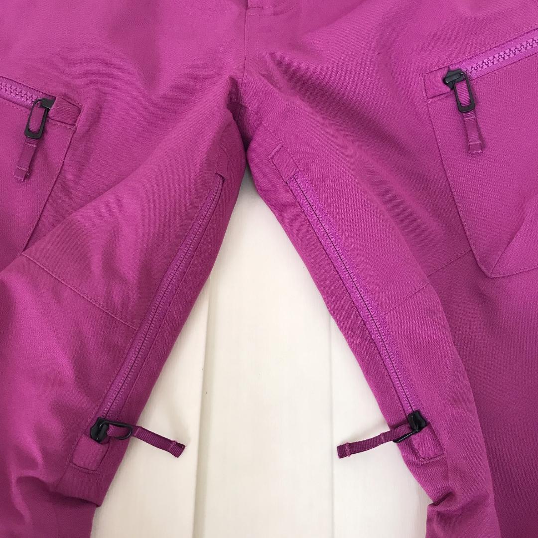 【美品】バートン　スノーボードウェア　キッズ　上下セット　むらさき　子供用Ｌ