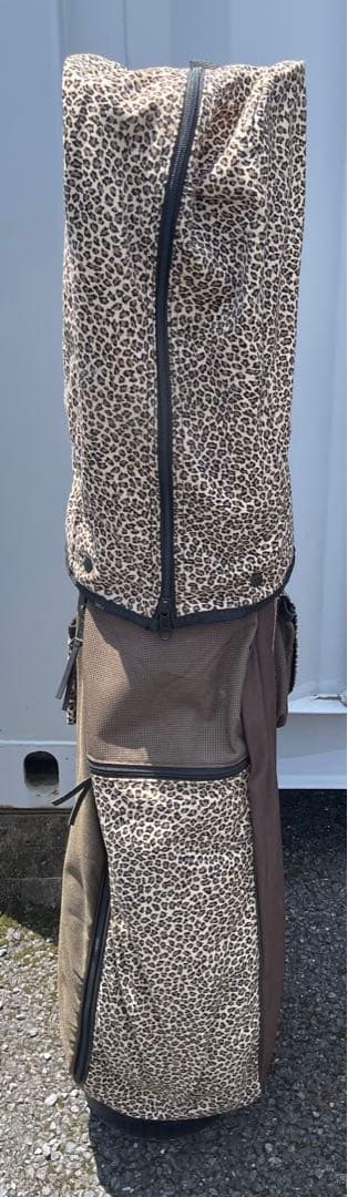 【ベルディング】珍しい豹柄のキャディバッグです。★BELDING SPORTS
