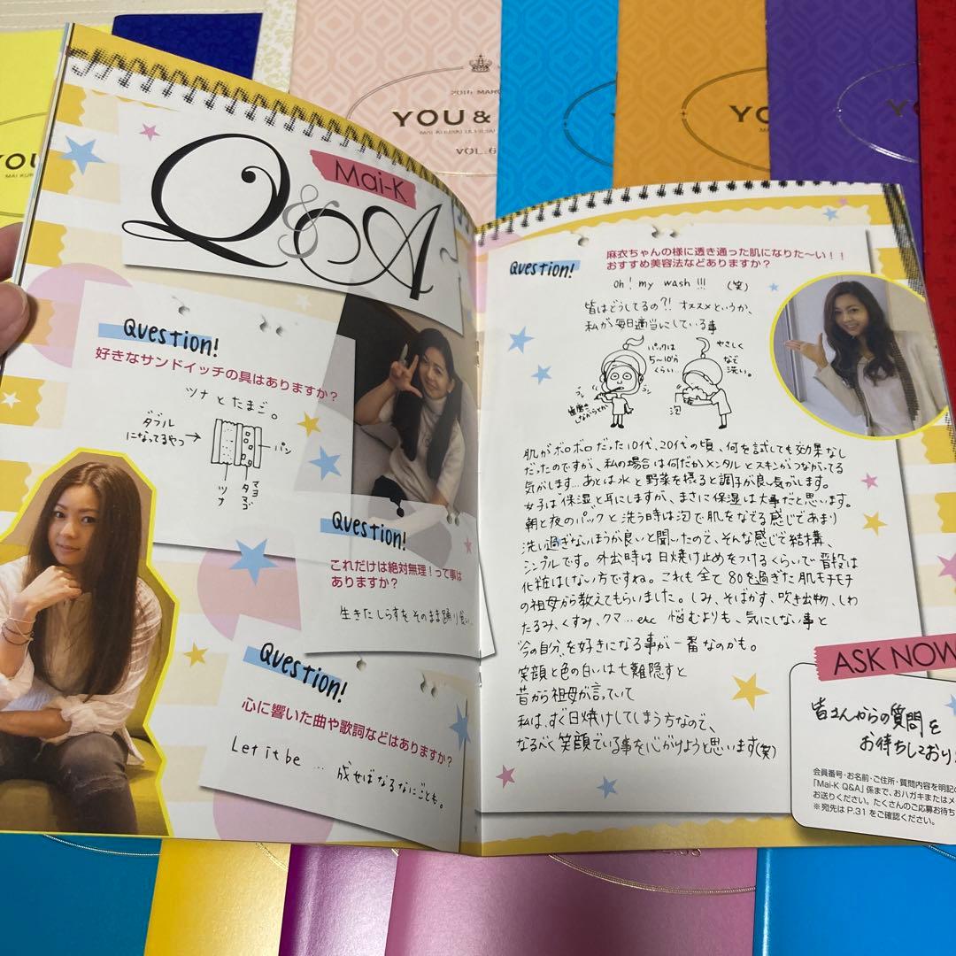 倉木麻衣　ファンクラブ　FC会報　ライブグッズ　特典　レア