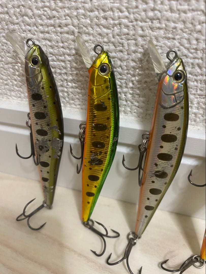 6個セット　ヤマメカラー他　ウォーターランド　ジャークソニック90 村田基