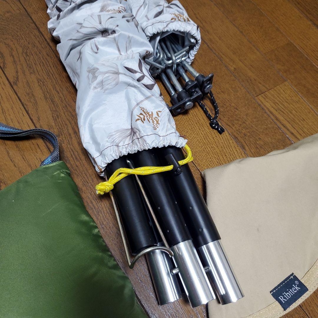 POMOLY TC ワンポールテント 煙突穴付き 3～5人用　フルインナー付き