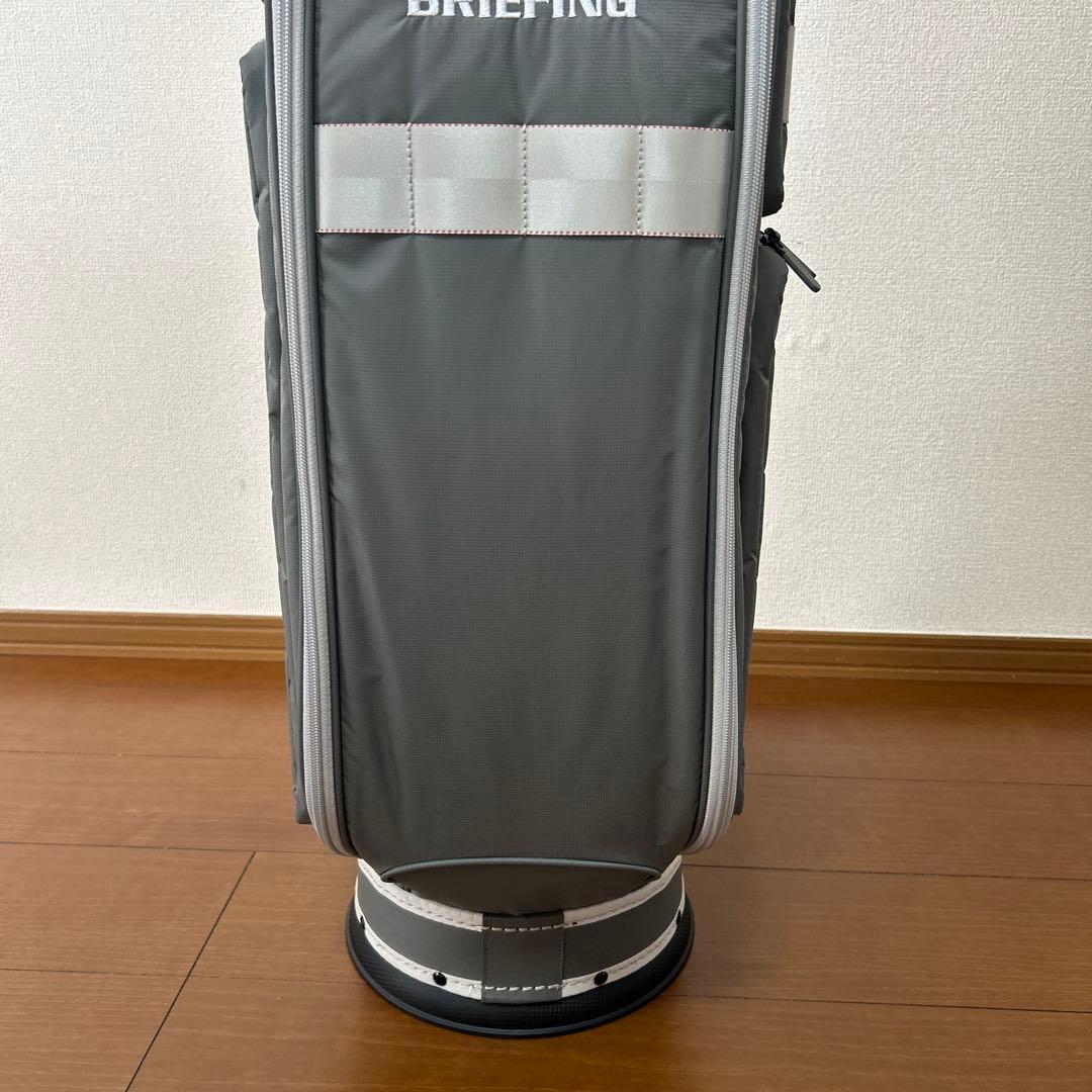 美品BRIEFING ブリーフィング キャディバッグ CR-6 灰色 グレー