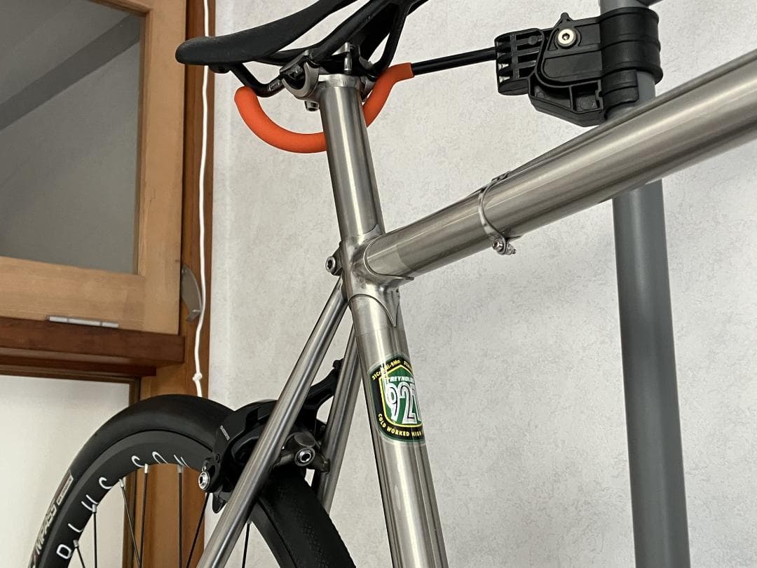 レイノルズ921ステンレスピストバイク EmmeAkka新品パーツ多数同梱