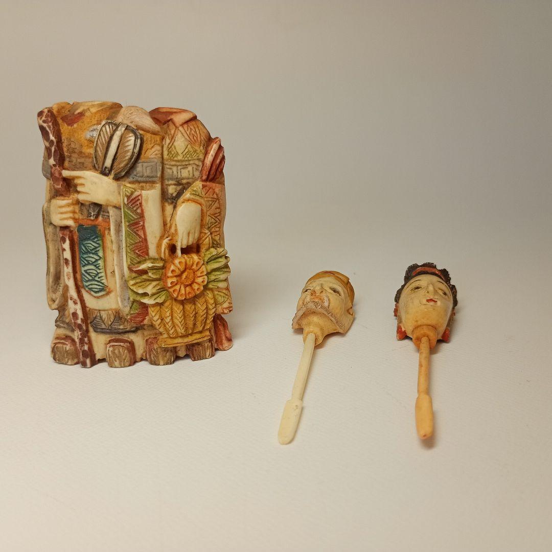 清代　皇帝皇后対鼻煙壺 （時代物 中国美術 　極上　根付）