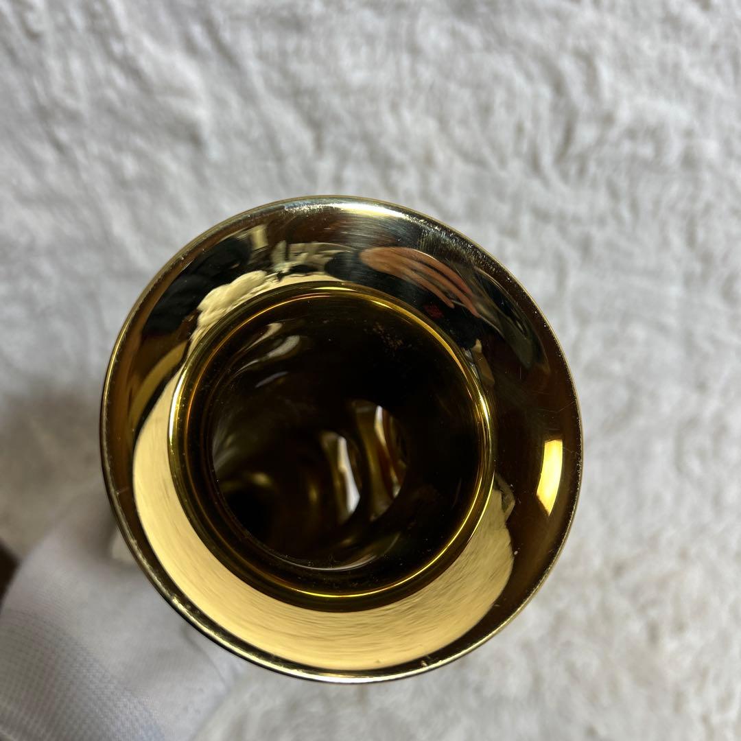 【美品】MINERVA ソプラノサックス　本体 ゴールド ケース付き