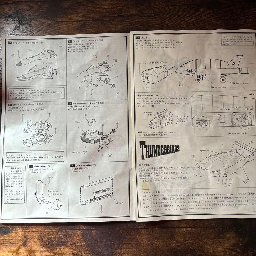 【超特大】サンダーバード2号　プラモデル　THUNDERBIRD BIG-2