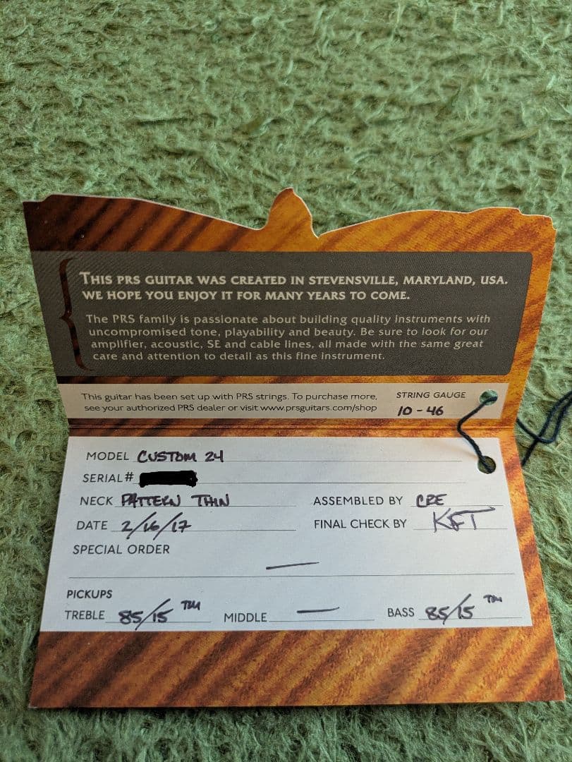 PRS Custom 24 カスタム多数