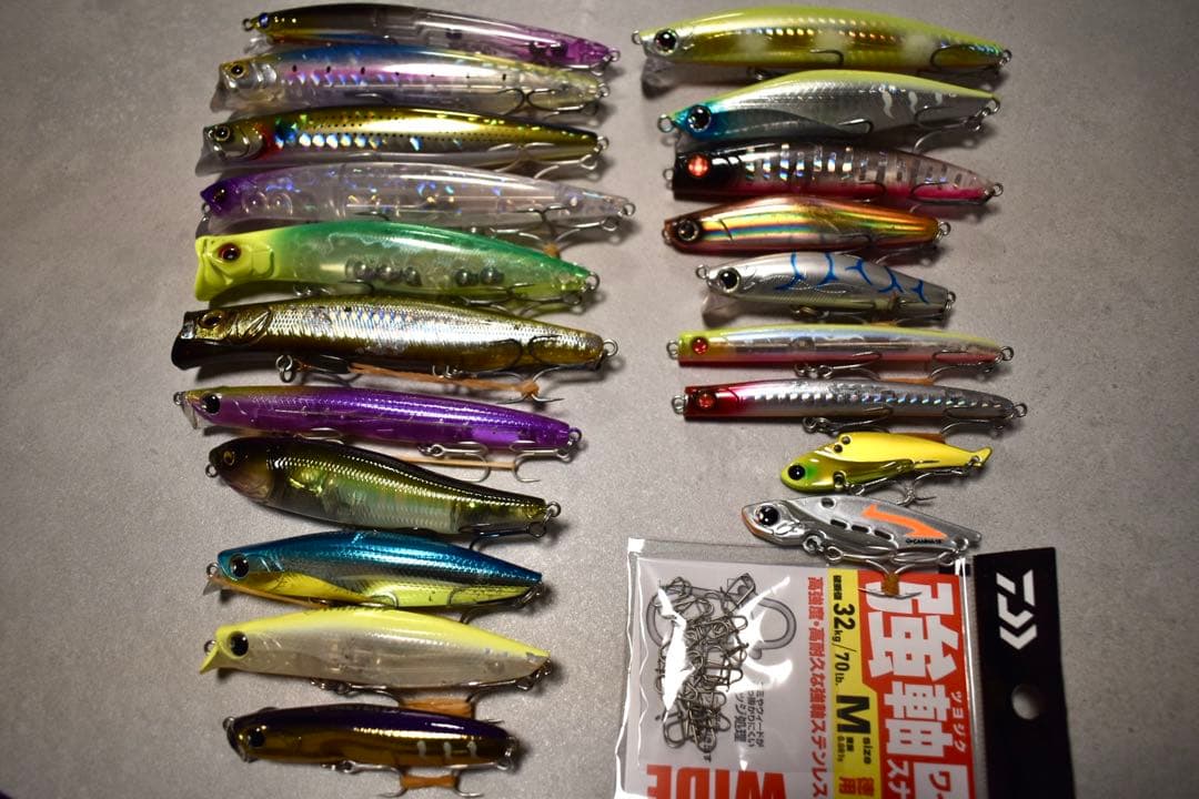 シーバス用ルアーセット 約20個　おまけ付き