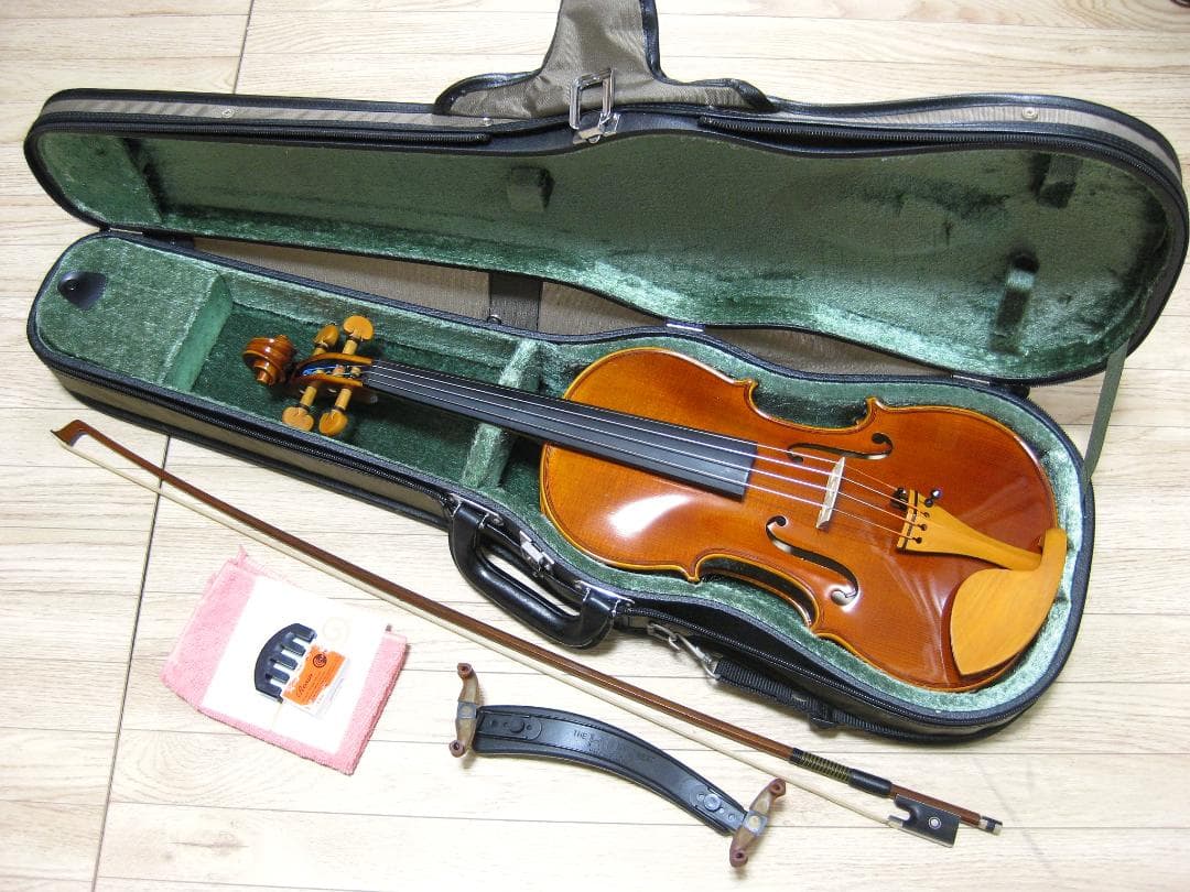 【ドイツ製カスタム】 ストラディバリウスラベル バイオリン 4/4 付属品セット