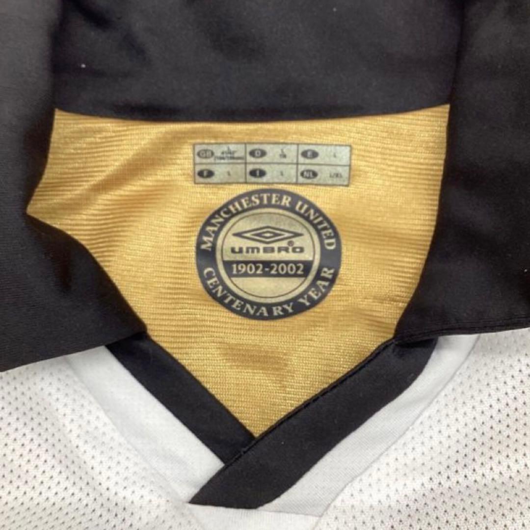 01/02マンチェスターユナイテッド　ベッカム　100周年記念ユニフォーム