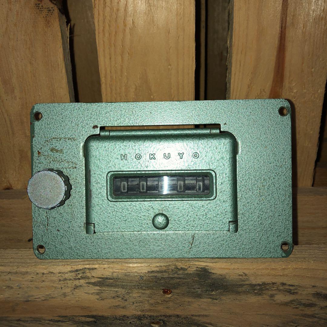 カウンター　デジタル　アナログ　昭和　レトロ　機械　インダストリアル　オブジェ