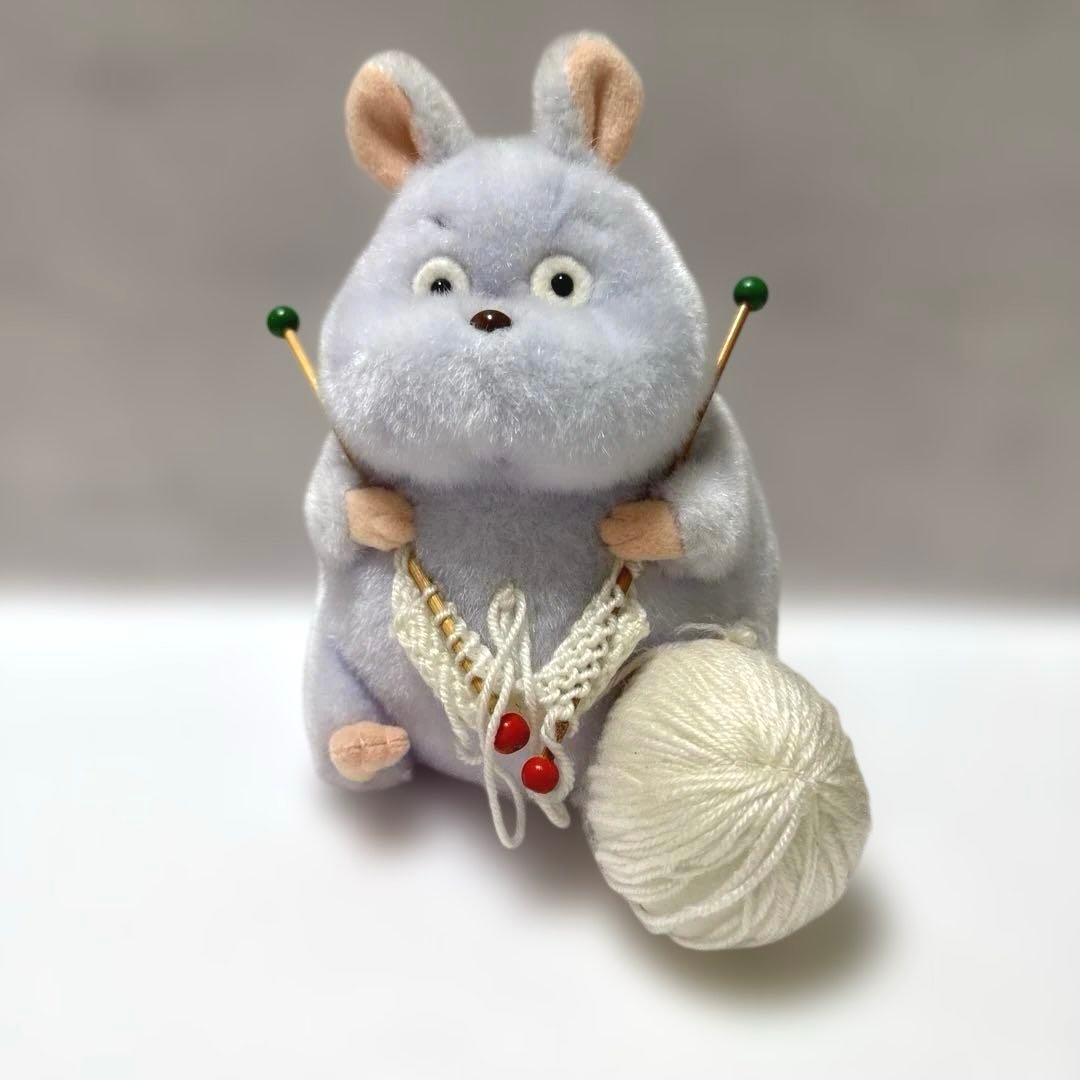 千と千尋の神隠し 坊ネズミ ぬいぐるみ　毛糸玉