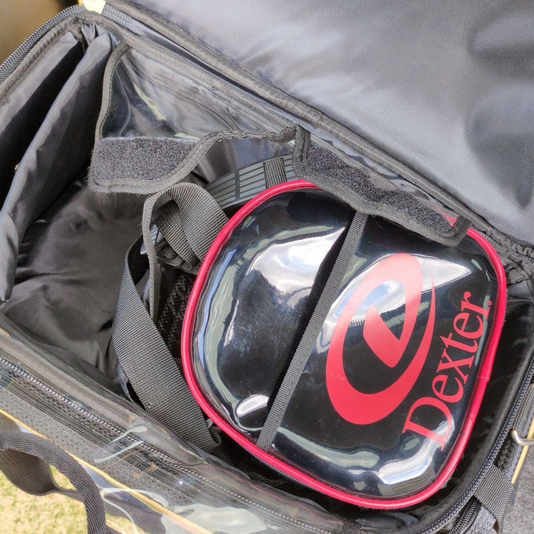 《オマケ有り》Dexter ボウリング用２個入バッグ ホイール付き