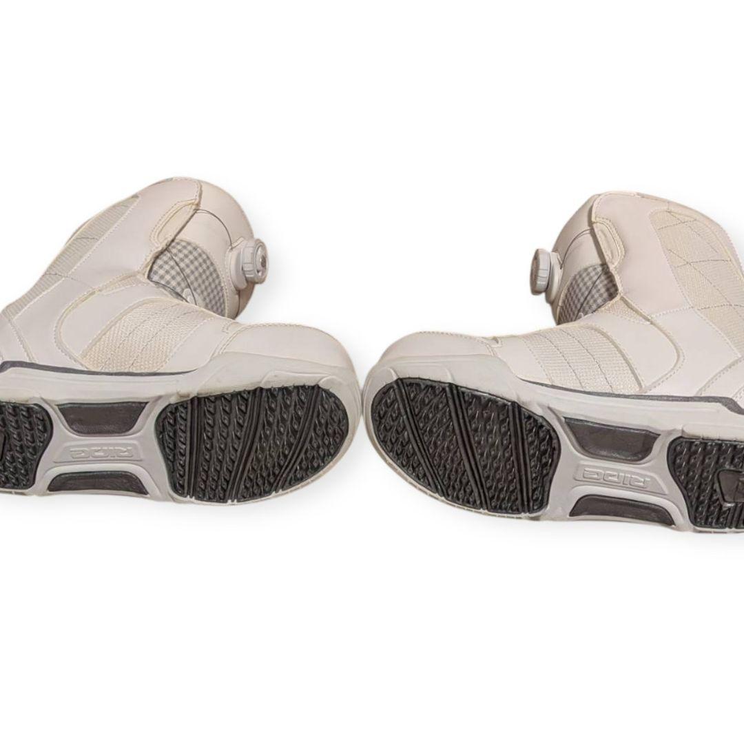 美品　RIDE 24cm レディース スノーボードブーツ BOA 白