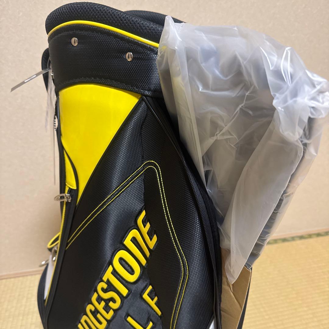 【新品未使用品】BRIDGESTONE キャディバッグ 黒/黄