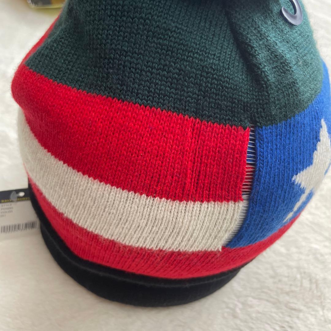 6r783　ポロ　ラルフローレン　ポンポン　ニット帽　ダウンヒル　スキー