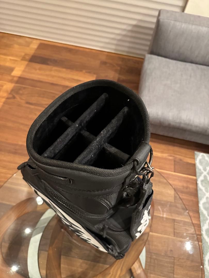 ココTitleist キャディバッグ ブラック/ホワイト