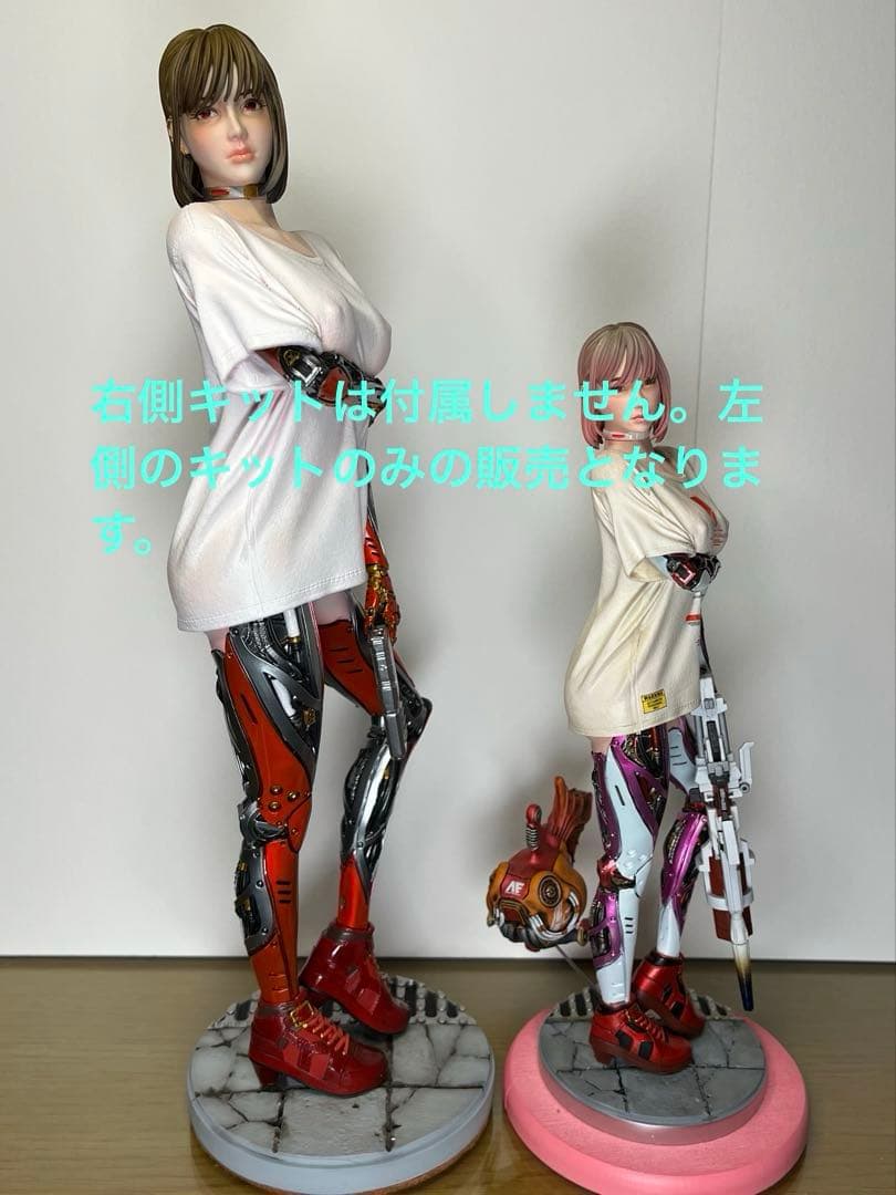 ガレージキット改造完成品　サイズ大　サイボーグ