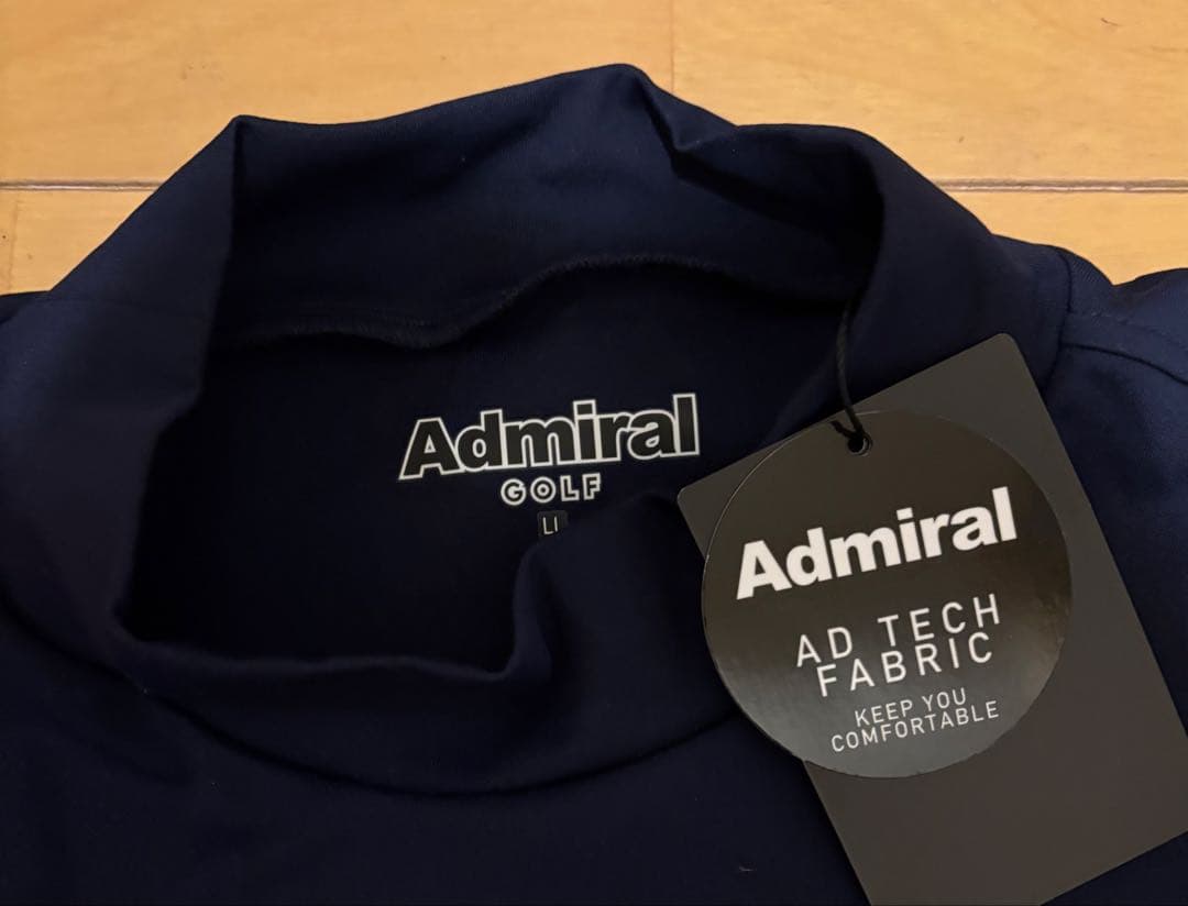 【新品未使用】Admiral Golf モックネック長袖シャツ