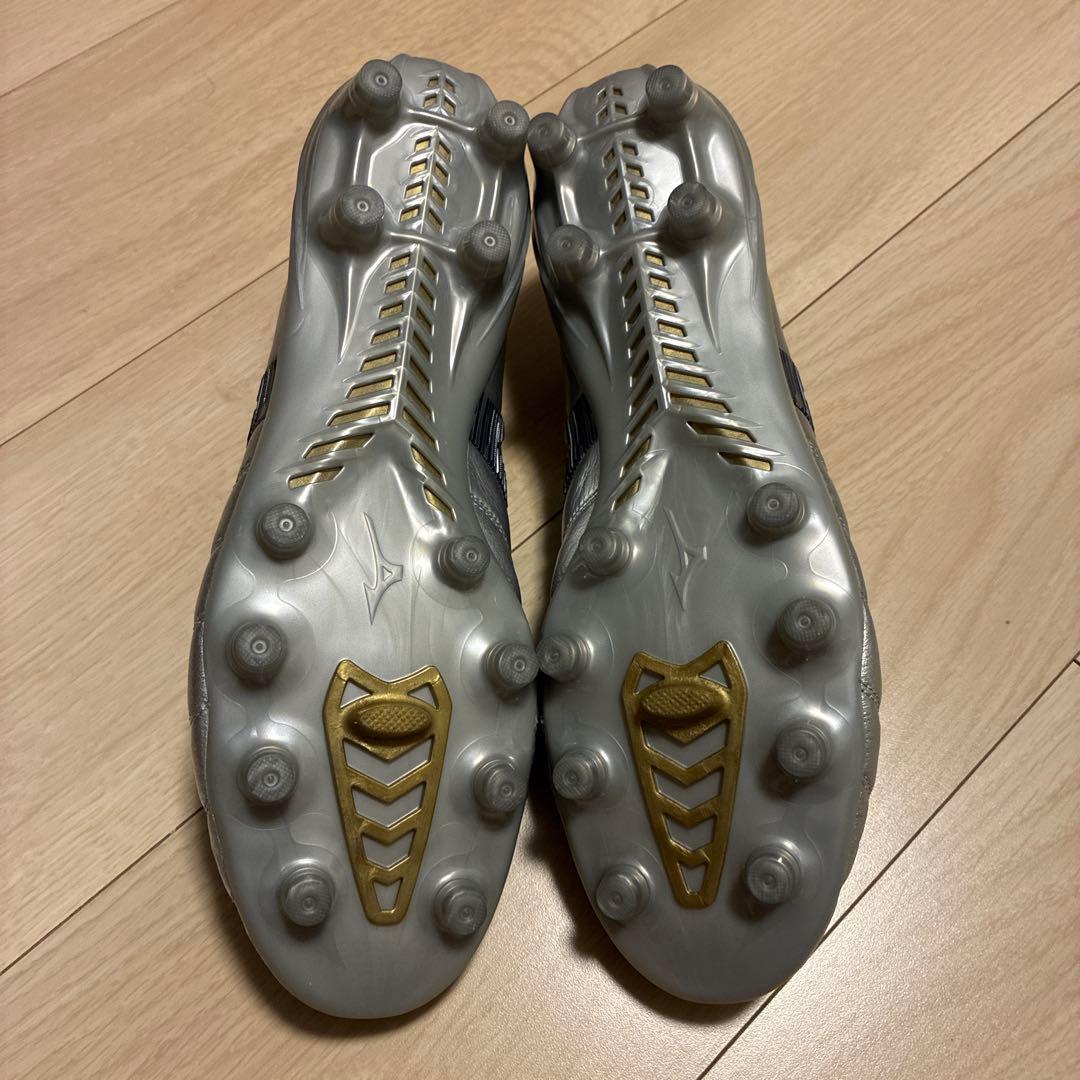 ミズノ モレリアネオ4 Japan 26.5㎝ シルバー サッカースパイク