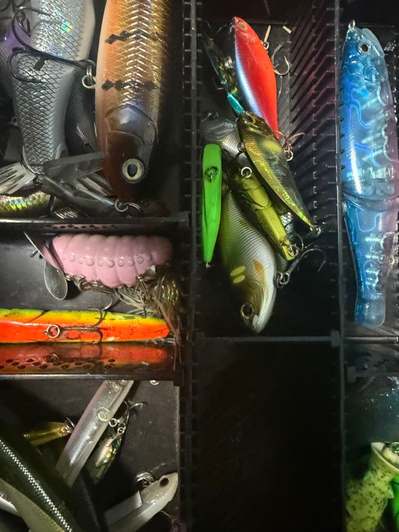 バス釣り引退セット ルアー ワーム ブルーシューター ジョイクロ