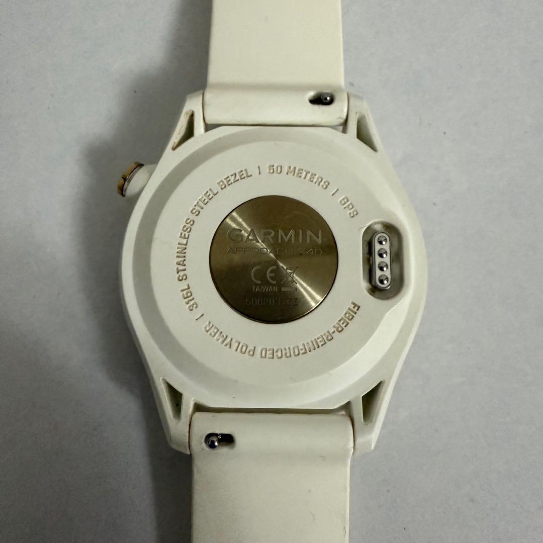 GARMIN APPROACH S40 GPSゴルフウォッチ　ホワイト　稼動品