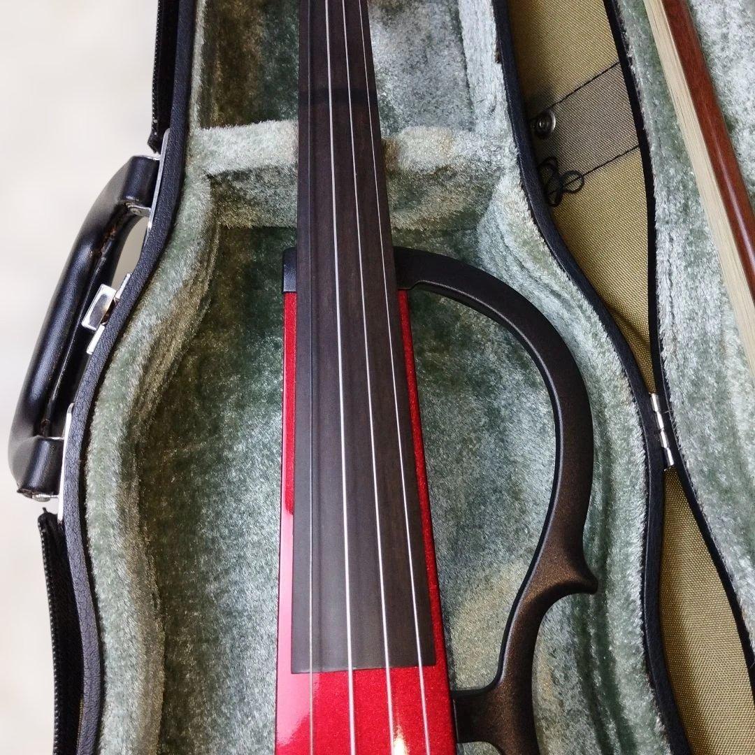 【極美品】YAMAHA SV-110 サイレントバイオリン 赤 付属品多数
