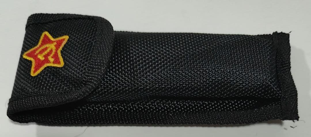 希少 ソビエト風 アウトドア用折りたたみナイフ ケース付き