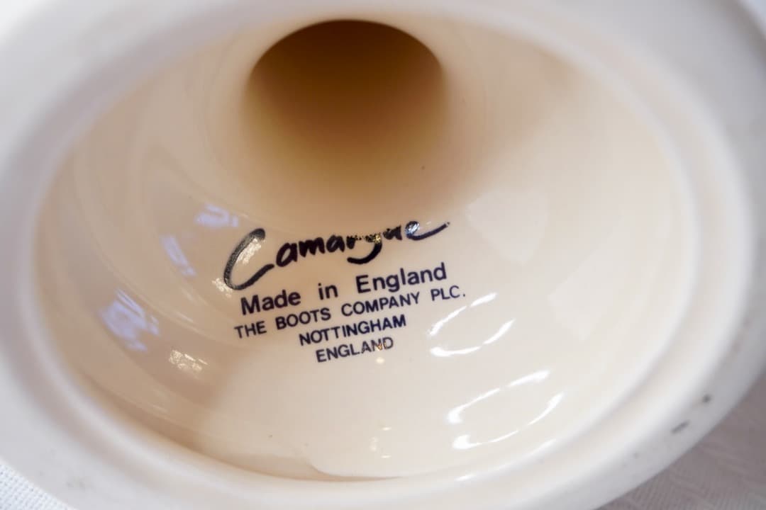 イギリス ヴィンテージ 陶器のキャンドルスタンド ペア