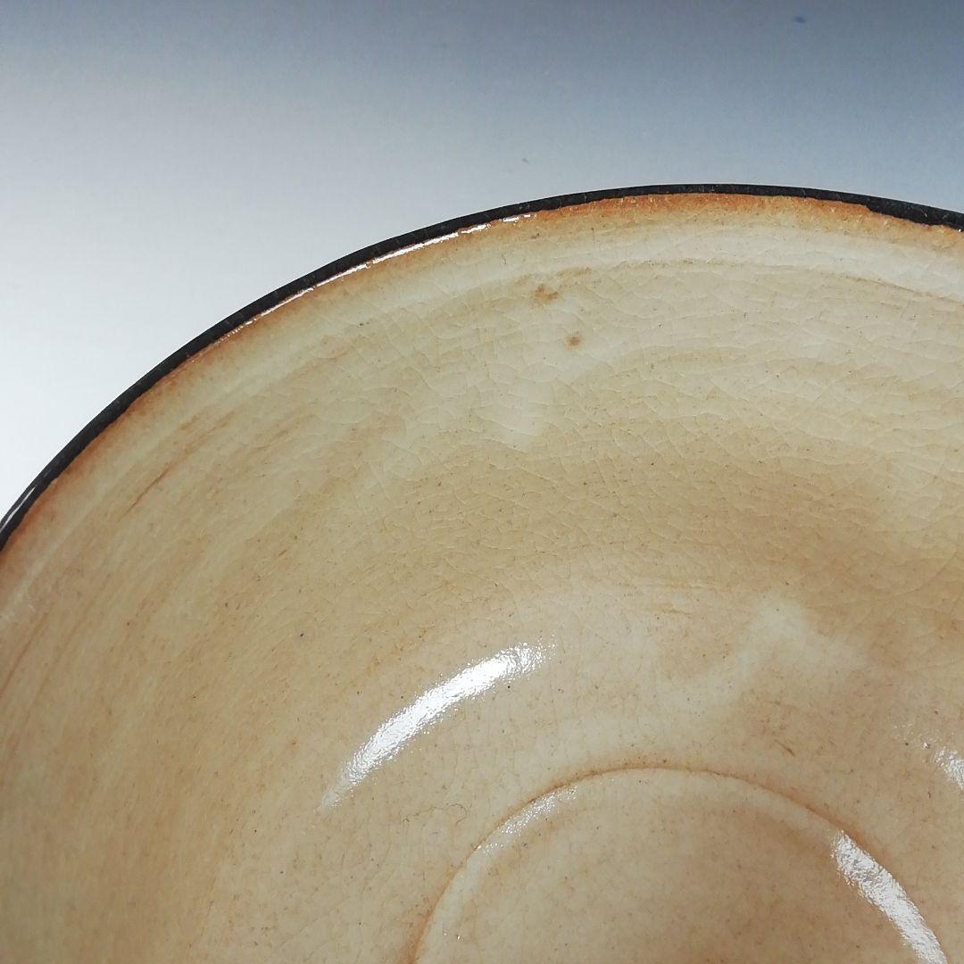 Ｔ７８０　茶碗　『熊野路』『紀州焼』『葵窯　寒川栖豊』　共箱　抹茶碗　茶道具