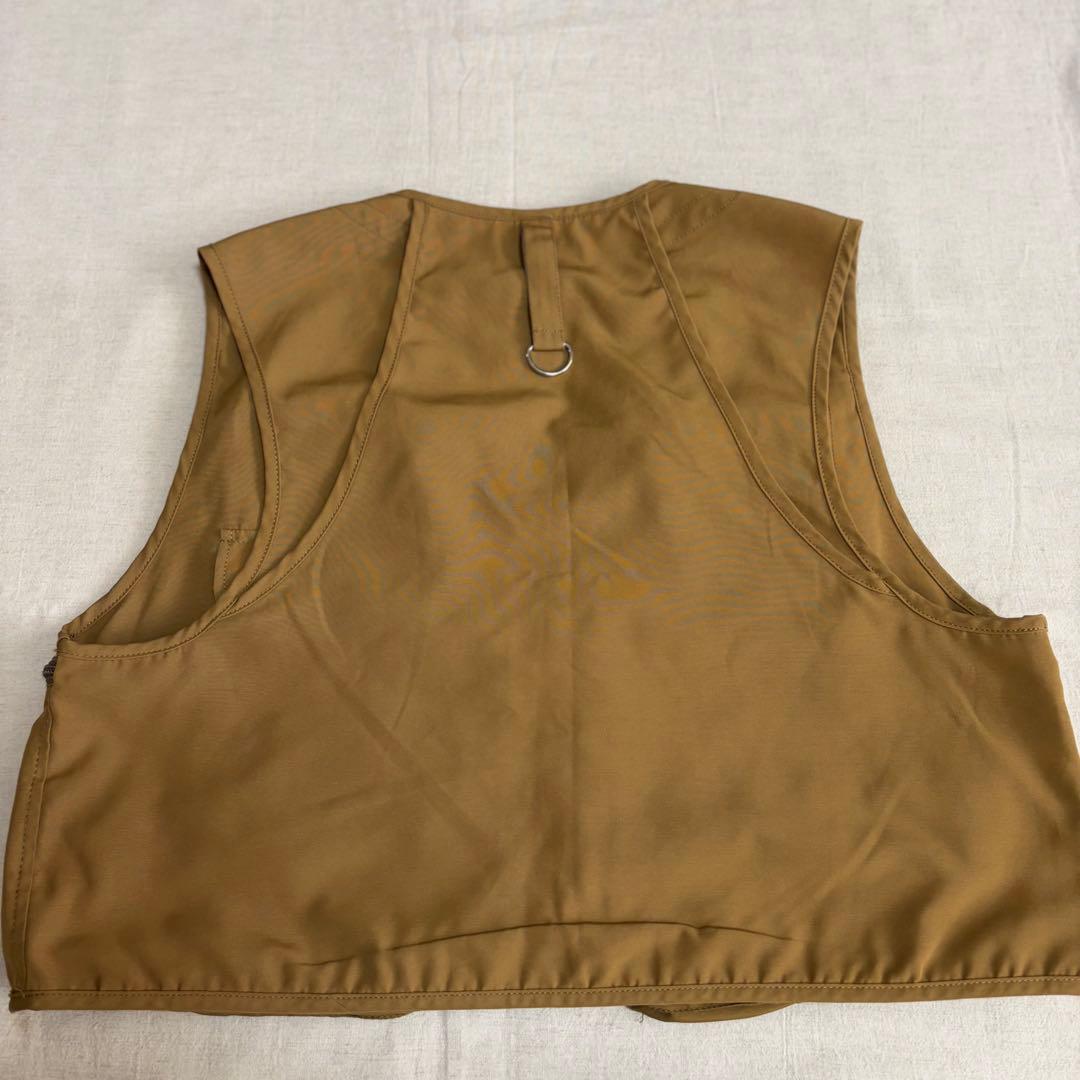 FOX FIRE 旧ロゴ　 フィッシングベスト 迷彩ポケット付き　Lサイズ