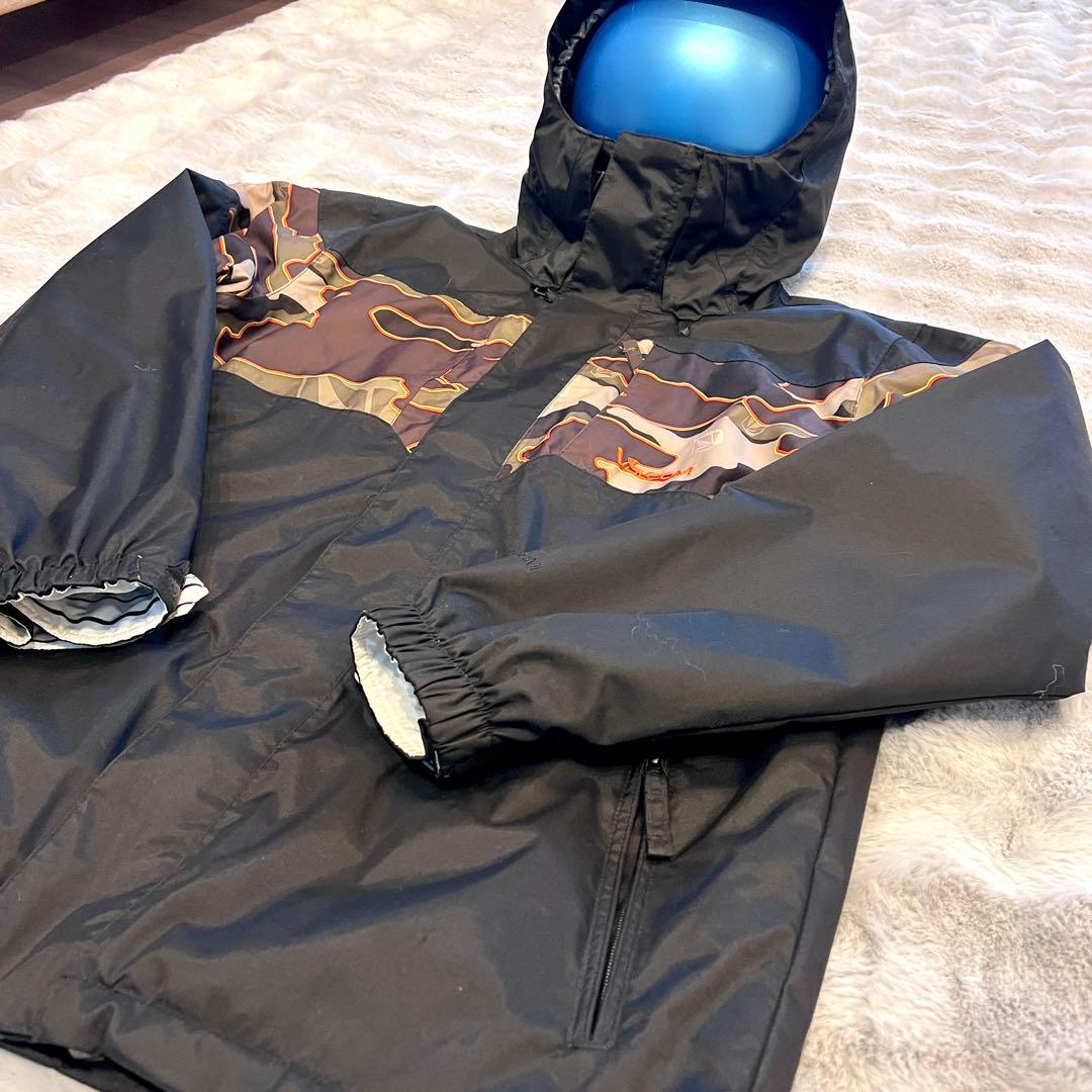 良好　VOLCOM ボルコム　スノーボードウェア　迷彩　カモフラ　M