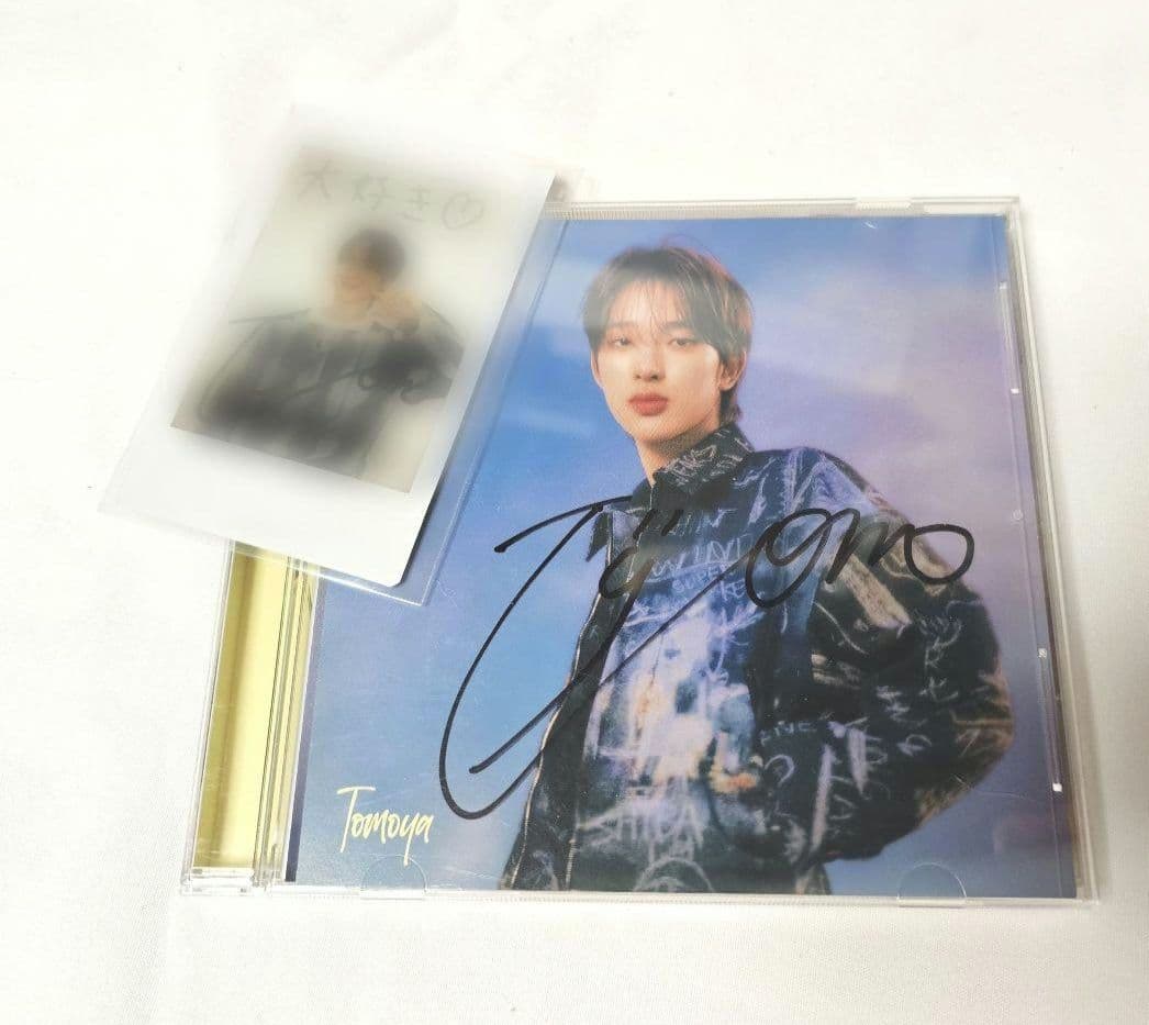 NEXZ トモヤ　サイン入りチェキ アザージャケット