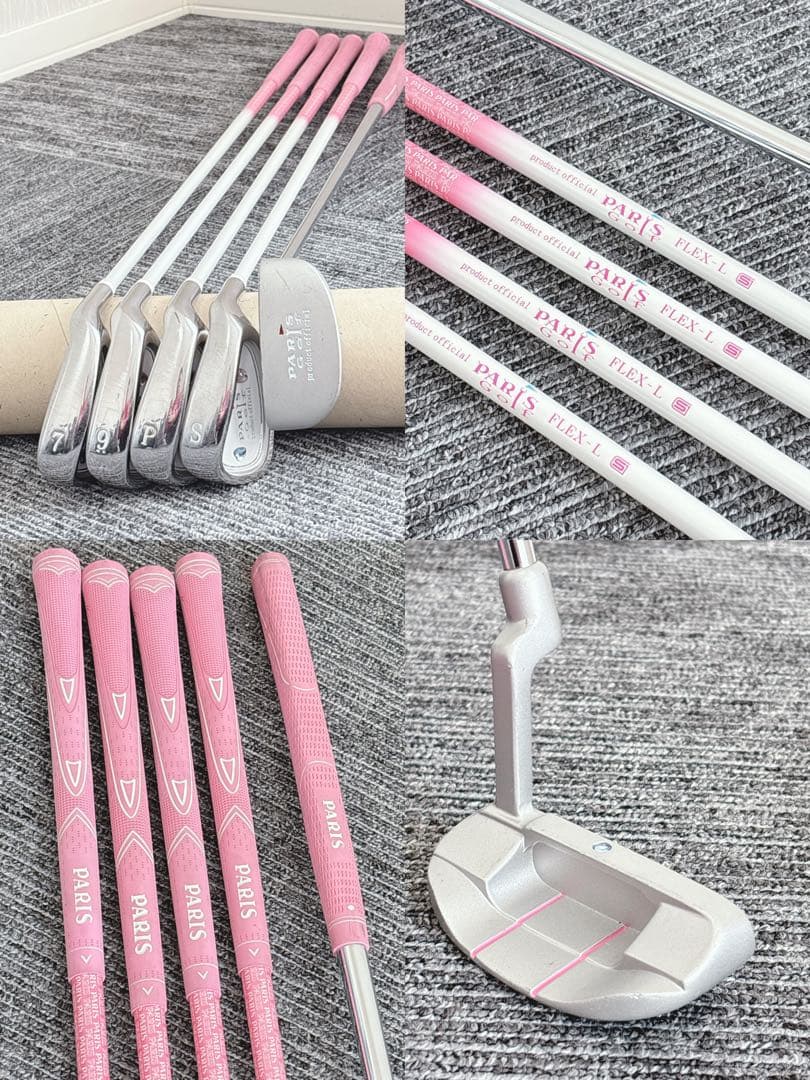 超豪華❗️PARIS 初心者 レディース 優しい ゴルフ クラブセット